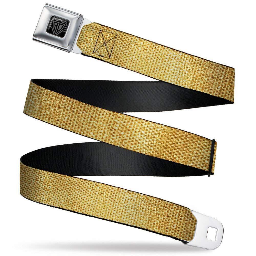 4694 Seatbelt Belt - Metallic Gold - 1.5" Wide - 24-38 Inches in Length